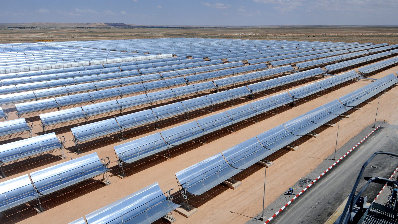 Le parc solaire du Maroc